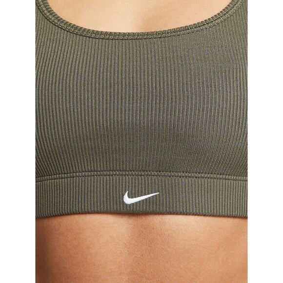 Nike Alate All U Womens Light Support Lightly Lined Ribbed Sports Bra Kh… - Picture 5 of 5